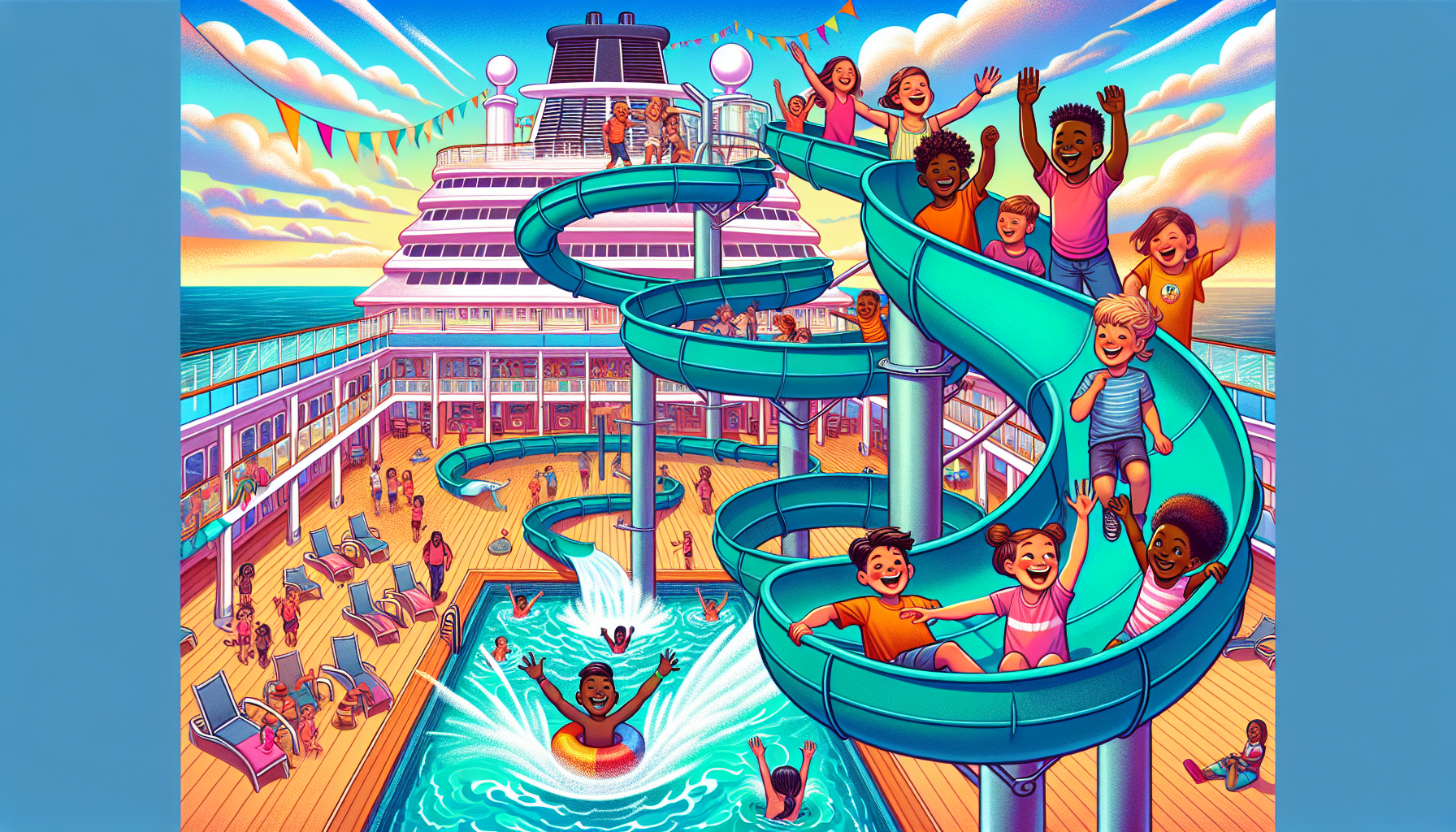 discover a world of fun and adventure for kids on a cruise ship. from thrilling water slides to exciting kids' clubs and engaging activities, there's something for every young explorer.